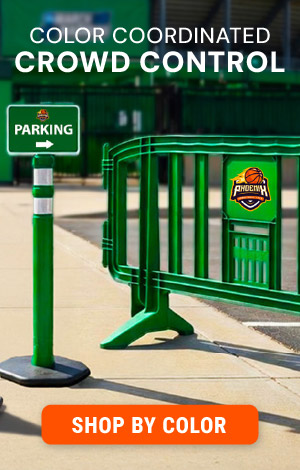 Color Coordinated Crowd Control That Represents Your Brand | Tra