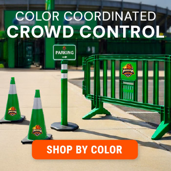 Color Coordinated Crowd Control That Represents Your Brand | Tra
