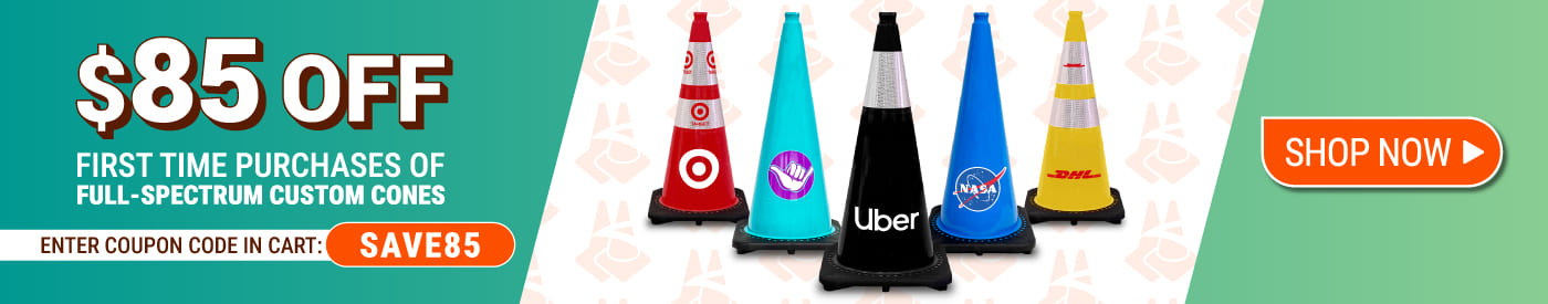 $85 off first time purchases with waived set-up fee on custom cones.