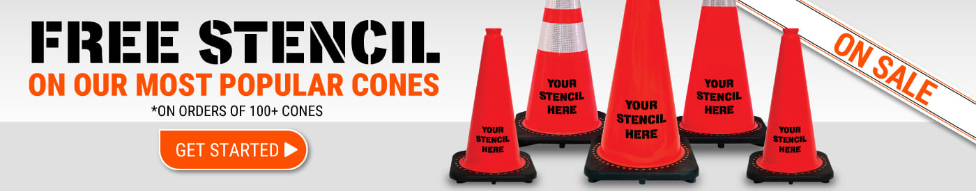 Free Traffic Cones Custom Cone Stencils