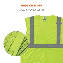 Economy GloWear Mesh Hi-Vis Safety Vest - 3