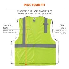 Economy GloWear Mesh Hi-Vis Safety Vest - 1
