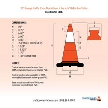 Orange Traffic Cones - 3
