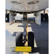 Custom Yellow Aircraft Chock - 2