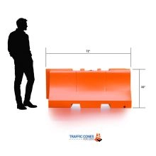 Truckload Water Filled Barricade - 3