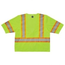 GloWear Class 3 Two-Tone Hi Vis Vest Lime - 1