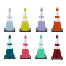Custom Color Traffic Cones - 1