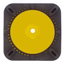 Yellow Traffic Cone w/Color Artwork - 1