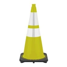 custom colored cone yellow green