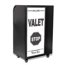 Elite Valet Podium w/RGB LED Light & Power Station, 150 Hooks-2