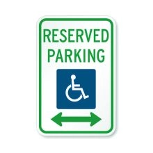 Reserved Parking ADA Traffic Sign - 3