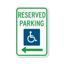 Reserved Parking ADA Traffic Sign - 2