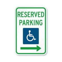 Reserved Parking ADA Traffic Sign - 4
