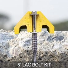 Electric Vehicle Green Parking Block 4 Inch Height - 7