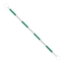 Retractable Delineator Bar Green & White - 1