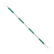 Retractable Delineator Bar Green and White