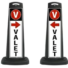 Valet Black Vertical Panel - 1