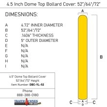 Dome Top Bollard Cover - 1
