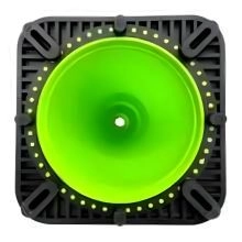 28 inch Lime Green Traffic Cone - 1