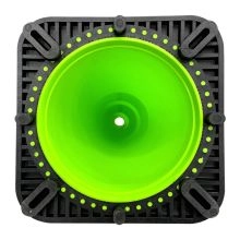 28 inch Lime Green Drop Zone Traffic Cones - 1