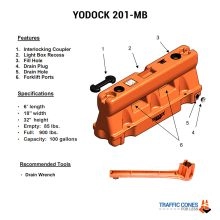 Yodock 2001MB Water Filled Barricade - 3
