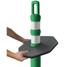 Green Arch Delineator Post Top  - 1