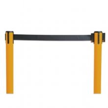Yellow Outdoor Retractable Belt Post - 1