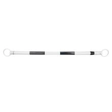 Retractable Cone Bar Black & White Reflective - 1