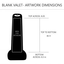 Black Vertical Panel Channelizer - 1