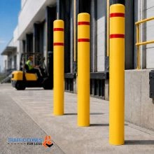 Bollard Covers with stripes 60 -4