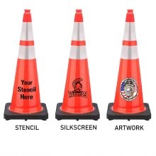 Traffic Cone w/Black Base - 1