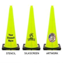 Traffic Cone w/Black Base - 4