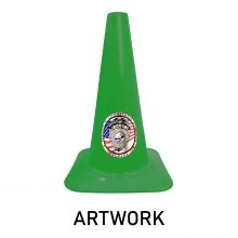 18 inches Green Sport Cone - 1