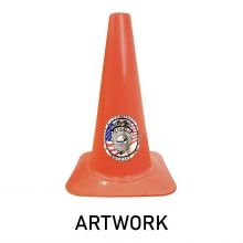 18 inches Orange Sport Cone - 1