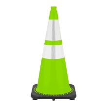 28 inch Lime Traffic Cones - 1