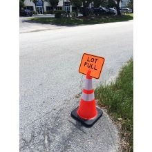 Traffic Cone Sign - 1