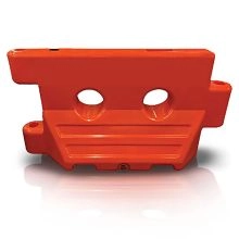 Orange Water Filled Barricade w/Connector Pin - 1