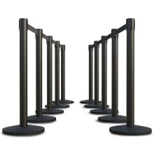 Black Finish Premium Stanchions - 1