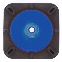 28 inches Blue Traffic Cone Base View