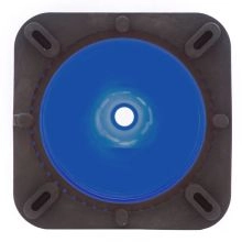 Navy Blue Traffic Cone w/Color Artwork - 1