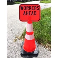 Traffic Cone Sign - 2