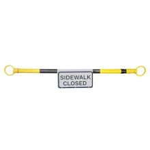 SideWalk Closed - Cone Bar Roll Up Sign - 2