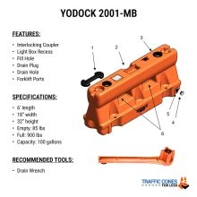 Yodock 2001MB Water Filled Barricade - 3