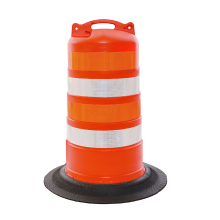 Super Dome Orange Stackable Barrel Drum details