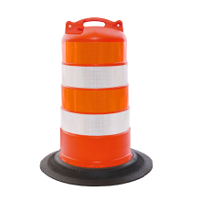 Super Dome Orange Stackable Barrel Drum details