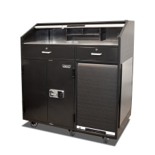 LUX Valet Podium w/Digital Lock and 200 Hooks details