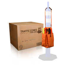 Aviation Light Wand & FOD Post Caddy w/Custom Logo details