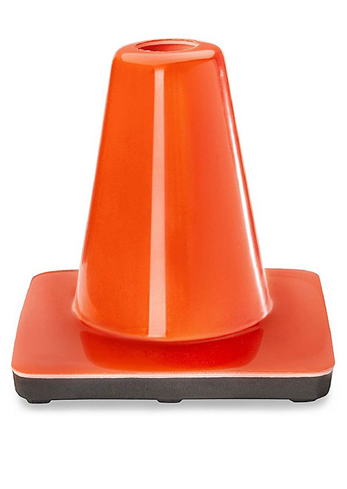  6" Orange Wide Body Mini Traffic Cone
