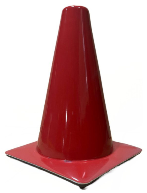 12" Red 1.5 lbs Traffic Cone USA Made 