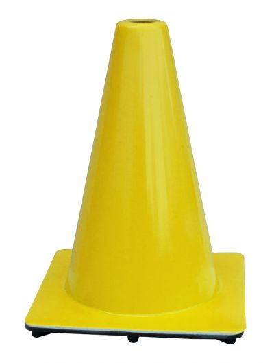 Lakeside 12" Yellow Traffic Cone, 1.5 lbs